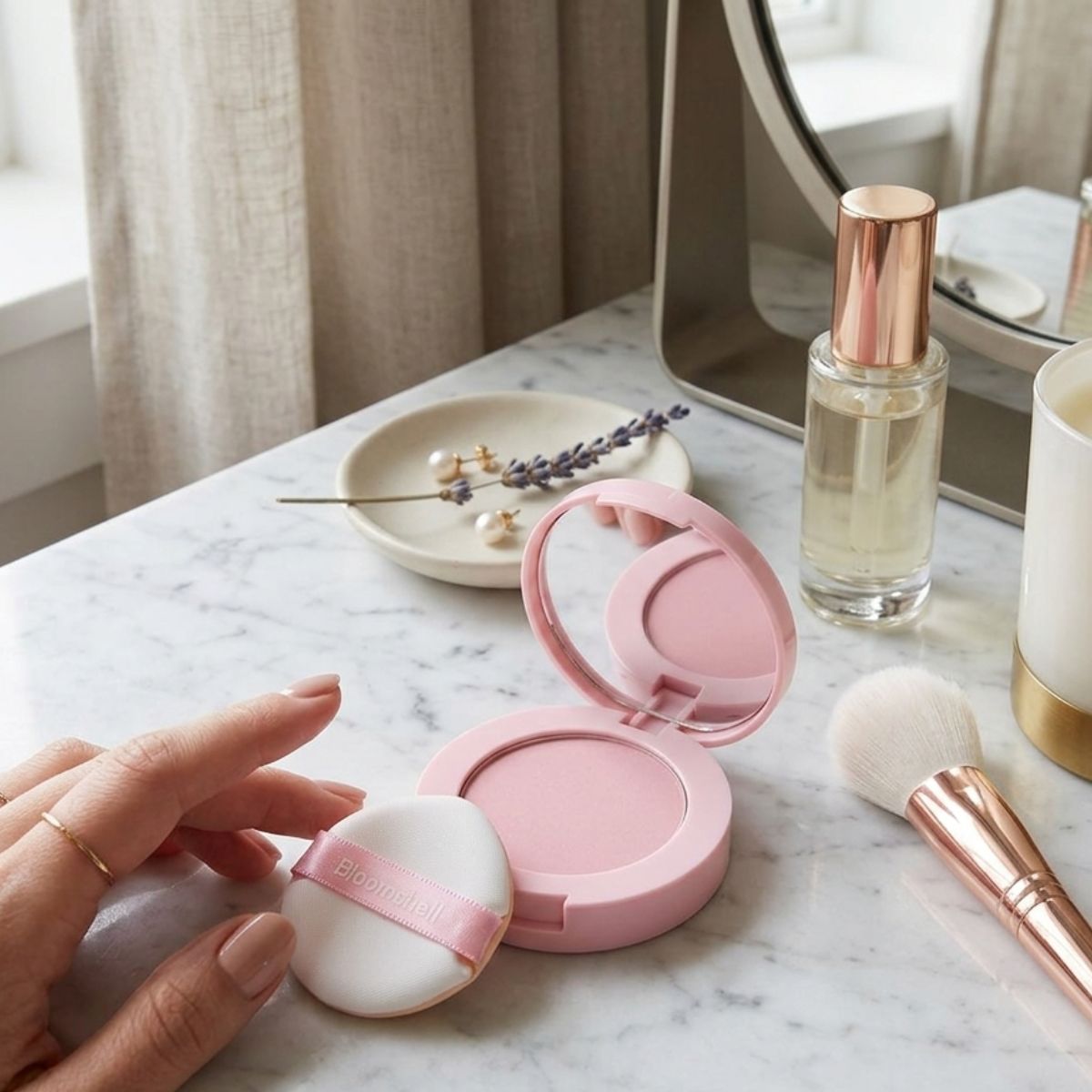 Polvo Matificante Oil Control de Bloomshell: el gel mousse con centella asiática que elimina el brillo y da efecto filtro todo el día