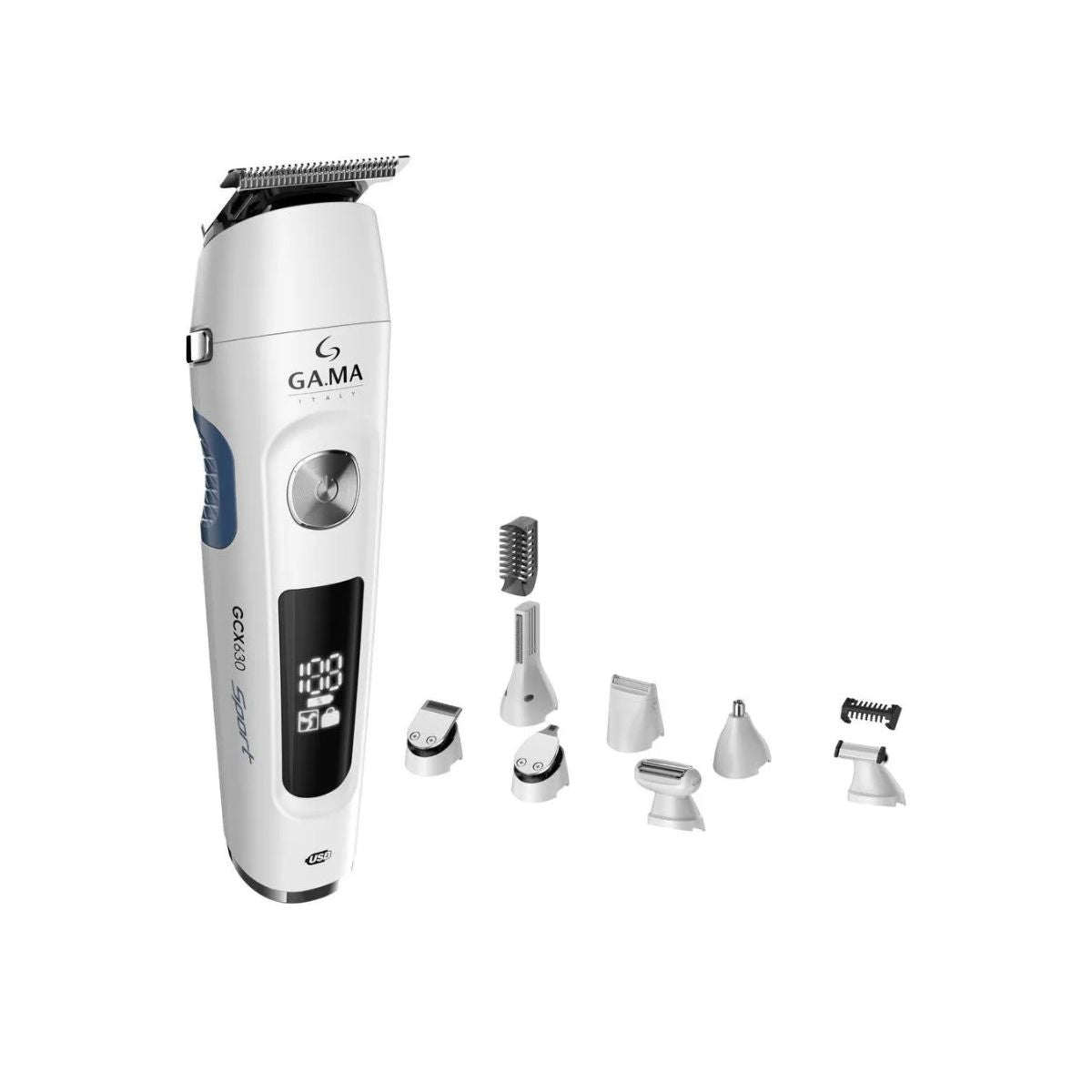 Gamma GCX630 Sport 7 en 1 maquina afeitar recortadora barba cabello cuerpo nariz profesional Colombia