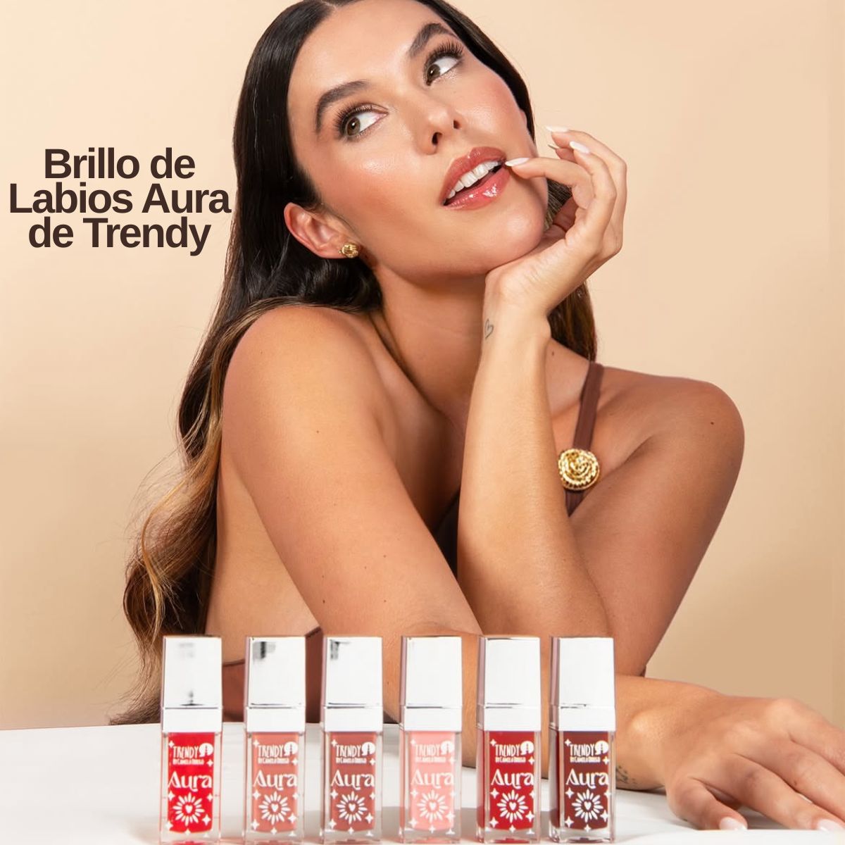 Gloss Aura de Trendy Hidratación y brillo increíble.