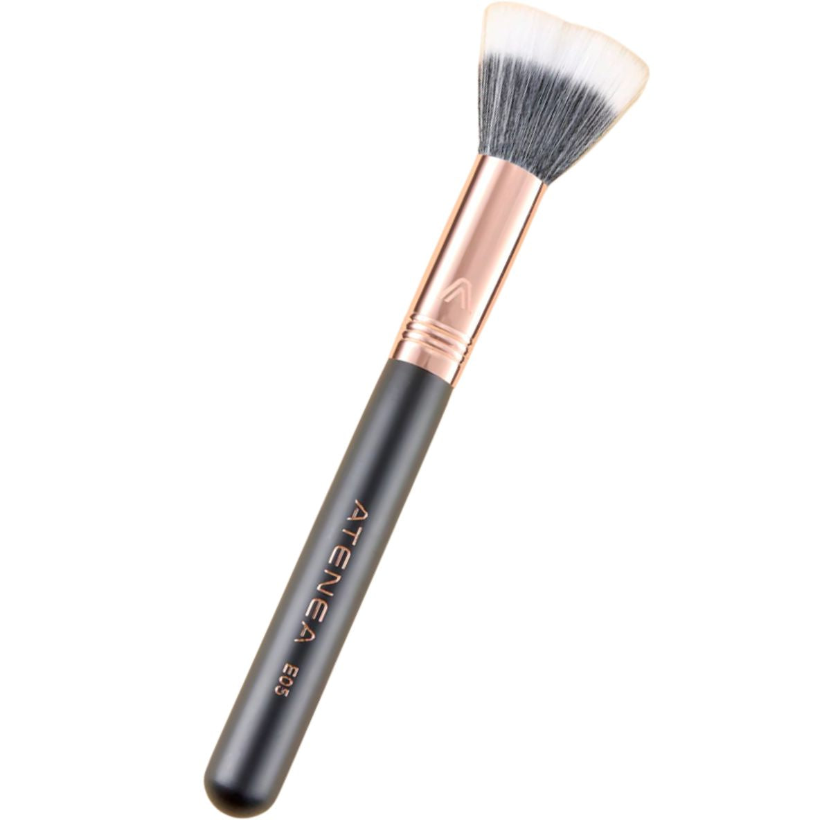 Brocha para base Atenea Black Gold 05 con fibras sintéticas premium para un acabado uniforme.