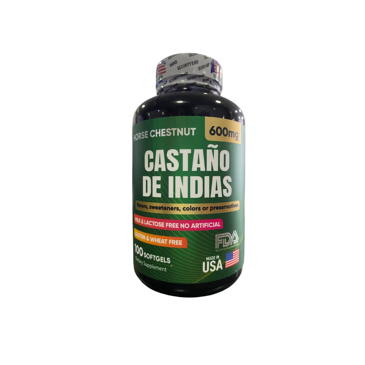 Castaño de Indias 600 mg x100 Softgels con Caléndula - Envío Gratis
