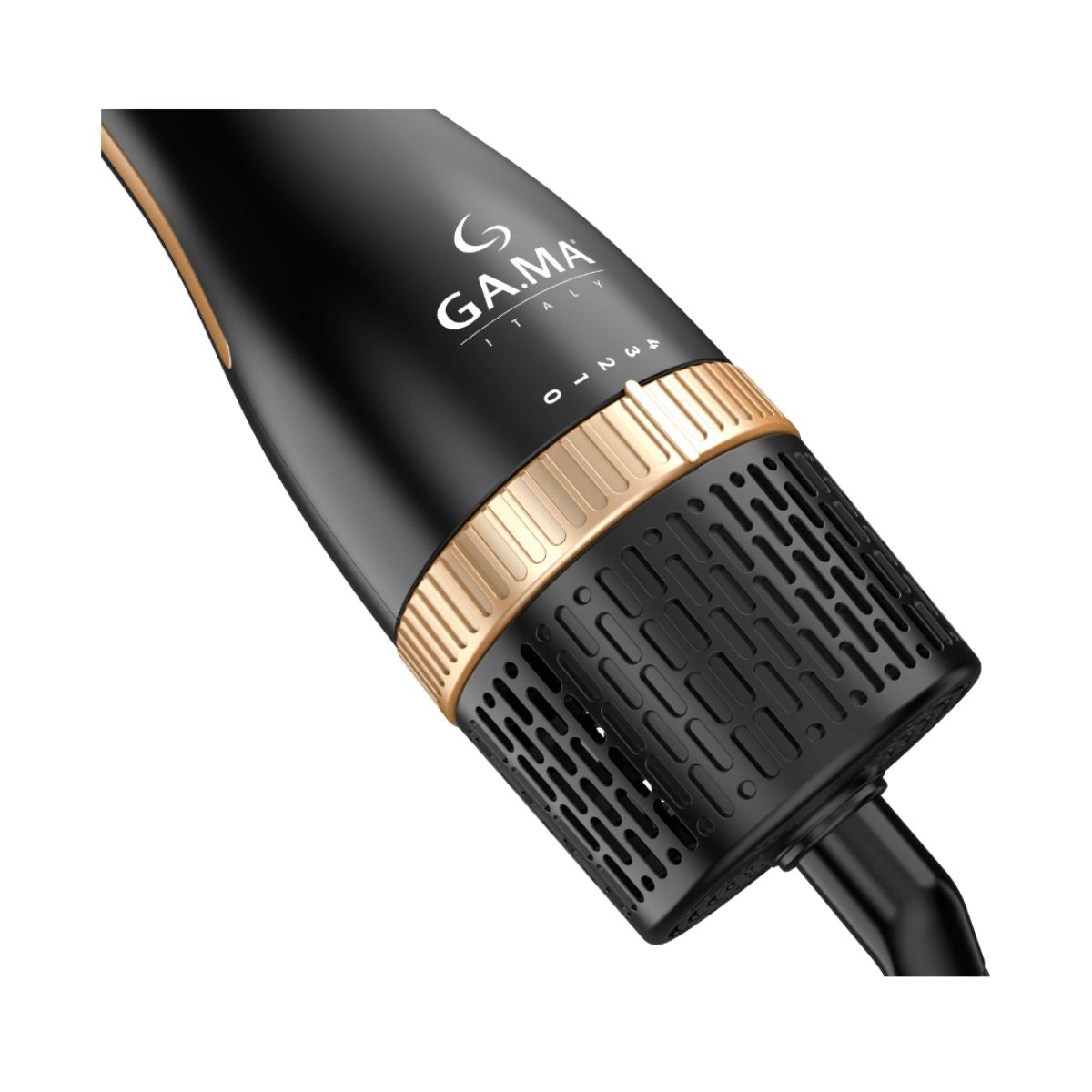 Cepillo secador Gamma Multistyler Gold Ion ionico brillo cabello liso ondas salon