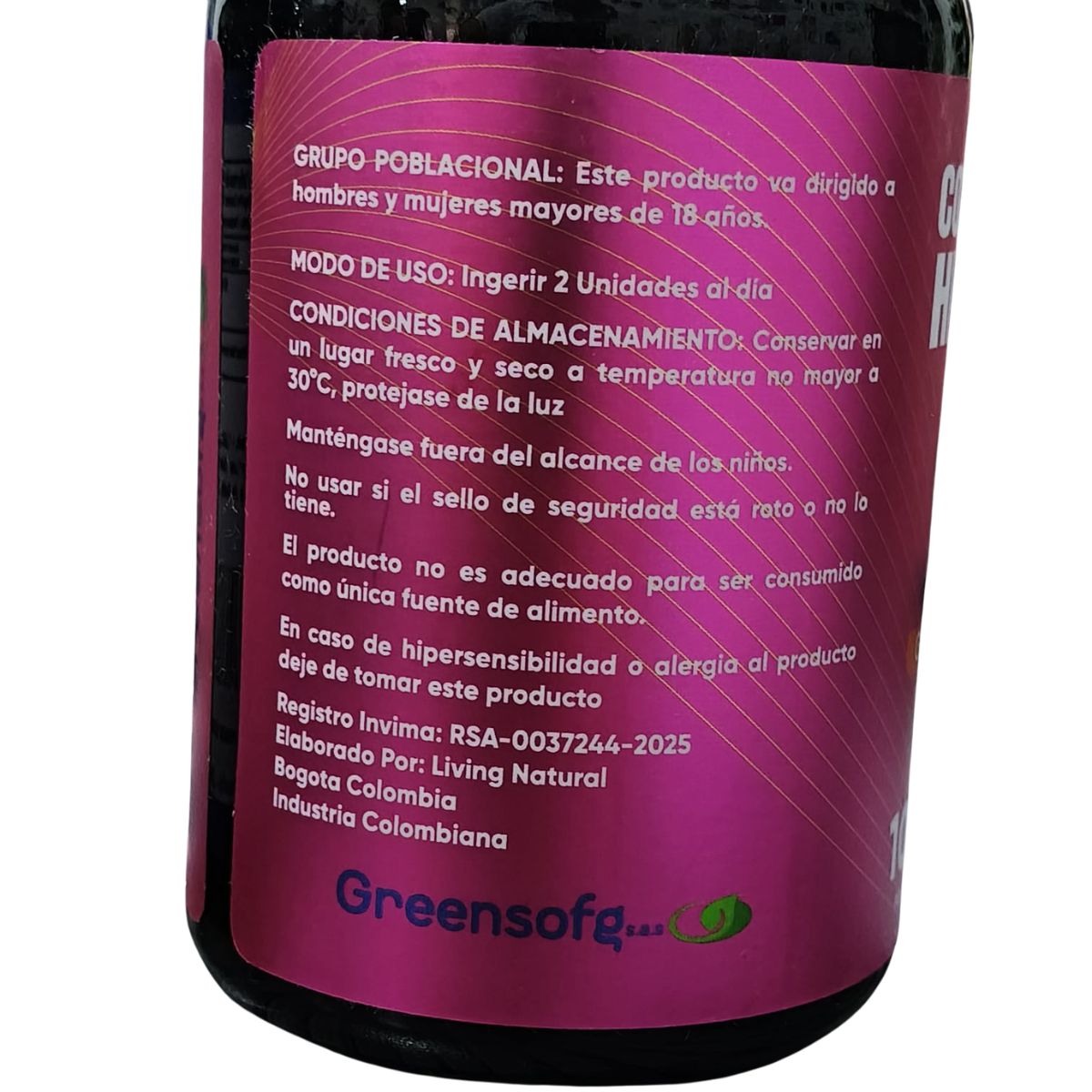 Colágeno Hidrolizado y Biotina Greensofg x100 Masticables - Envío Gratis