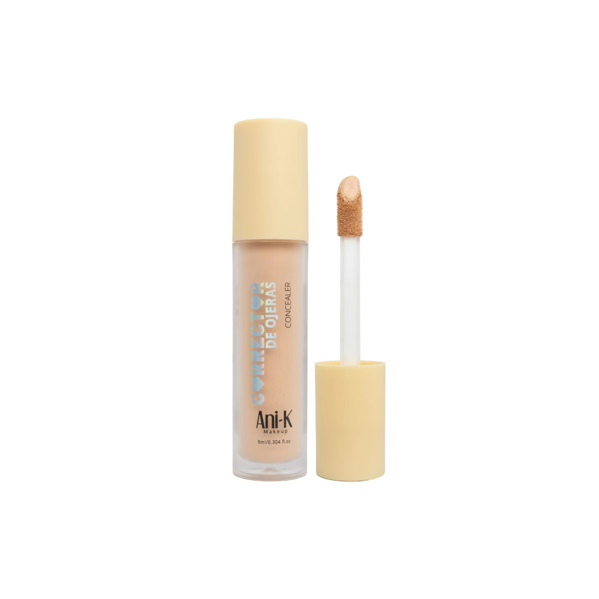 Corrector ojeras Anik Makeup 9ml alta cobertura larga duracion tonos