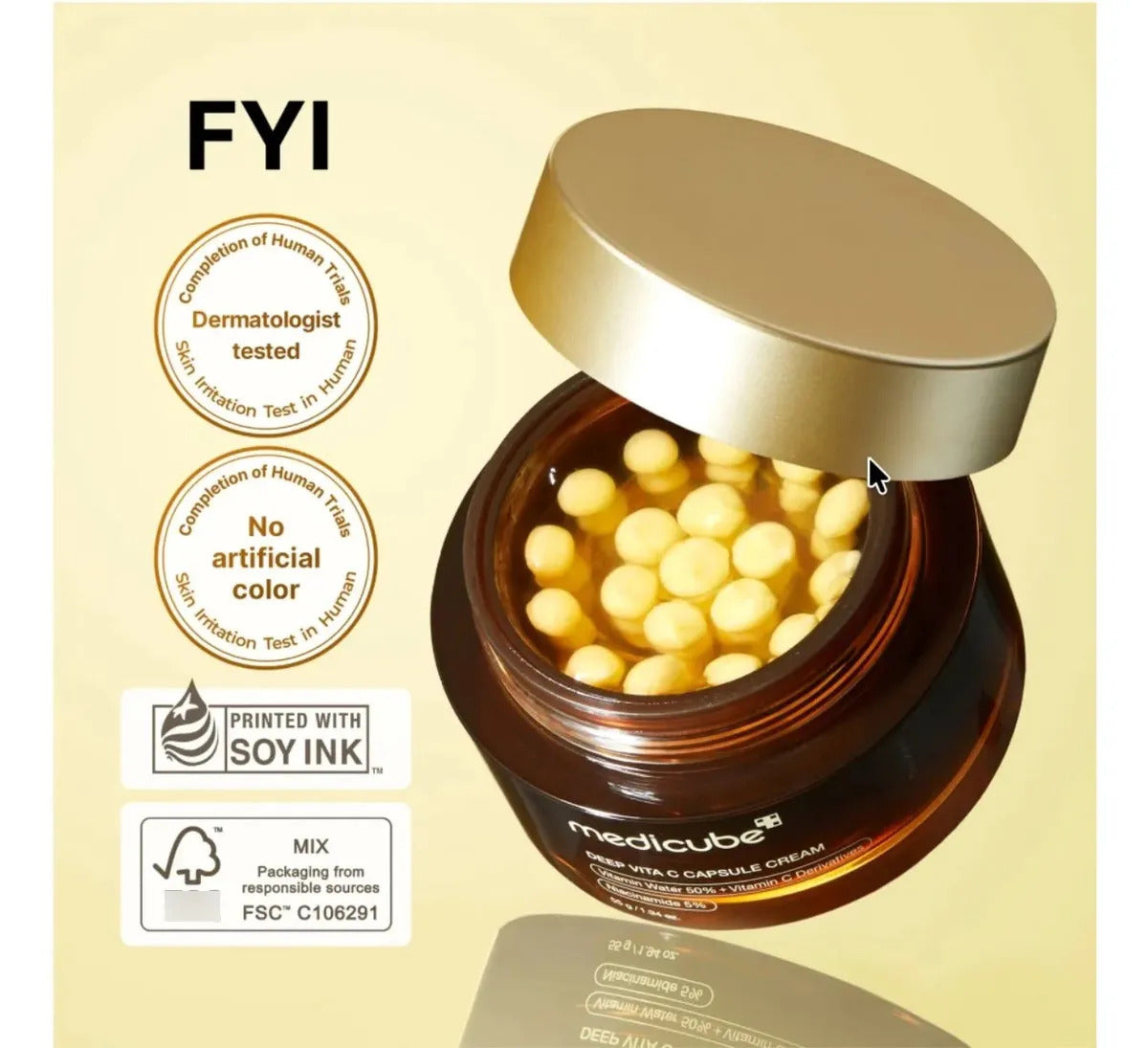 Mascarilla Arroz Exfoliante Facial Crema Vitamina C