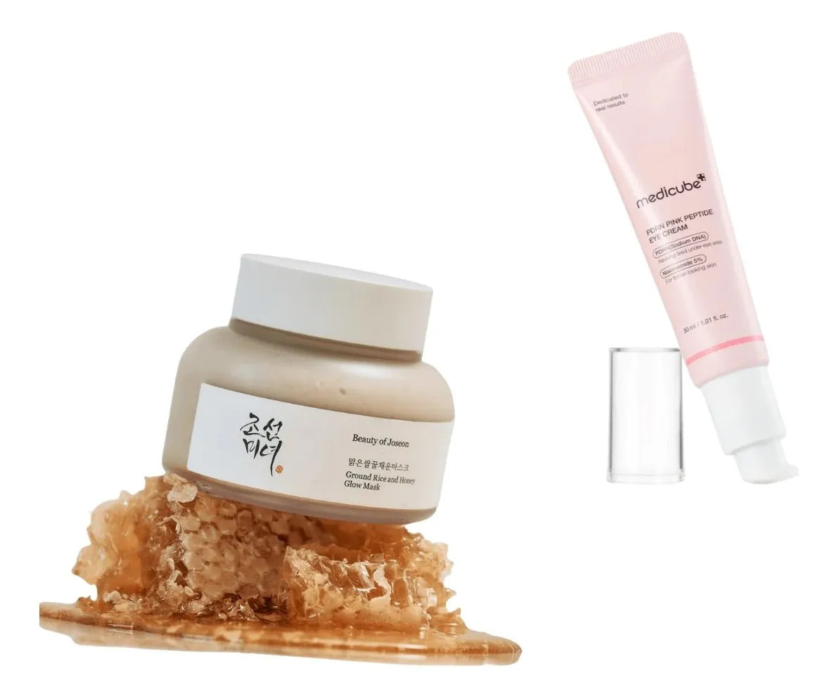 Mascarilla Arroz Exfoliante Facial Contorno De Ojos Pdrn