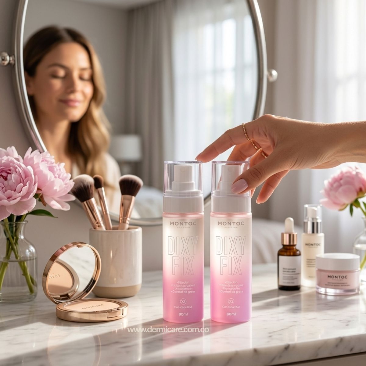 Montoc Fijador De Maquillaje: Secretos detrás del maquillaje duradero