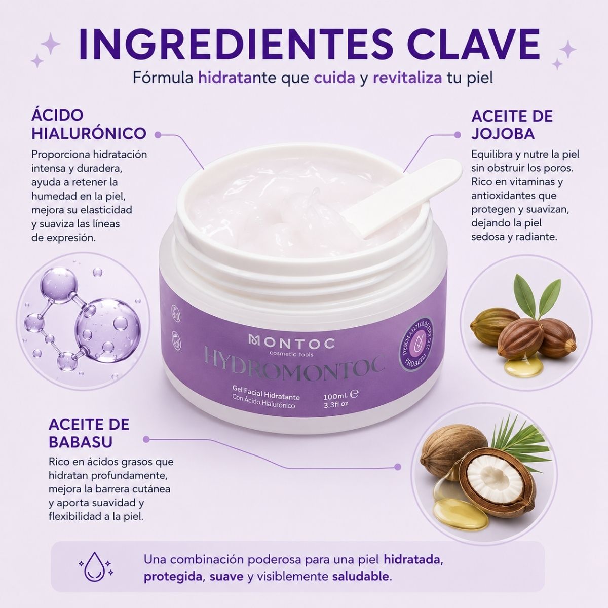 Hydromontoc Gel Facial Hidratante Montoc