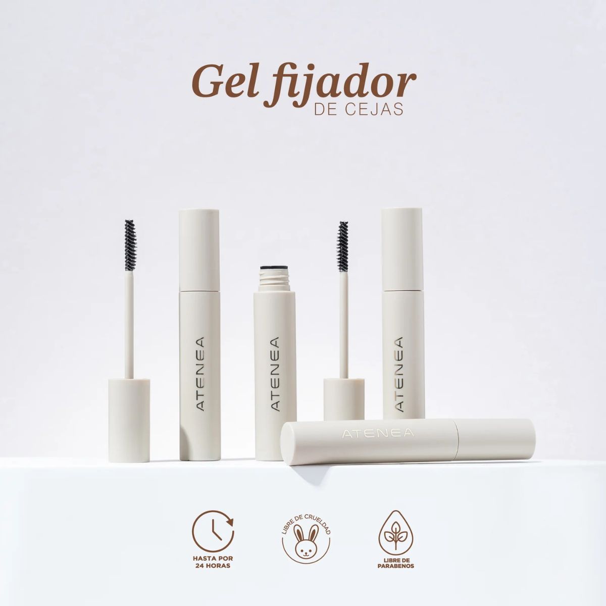 Gel fijador de cejas Atenea efecto laminado - Maquillaje profesional