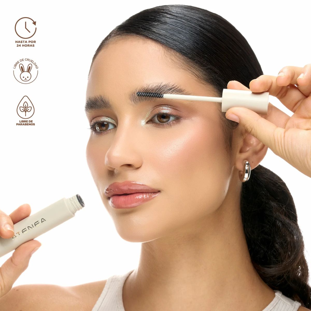 Gel fijador de cejas Atenea efecto laminado - Maquillaje profesional