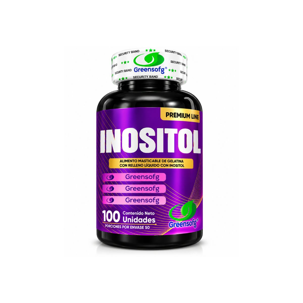 Inositol Greensofg 1000 mg x100 Masticables con Envío Gratis