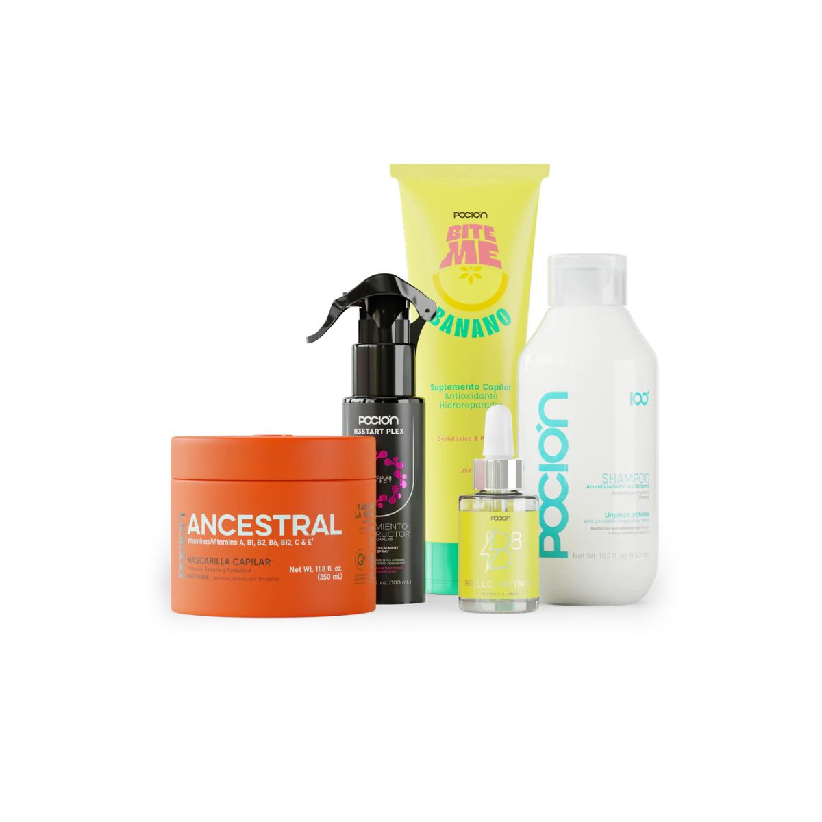 Kit Pre Decoloracion La Pocion tratamiento capilar colombiano fortalece protege fibra decolorar