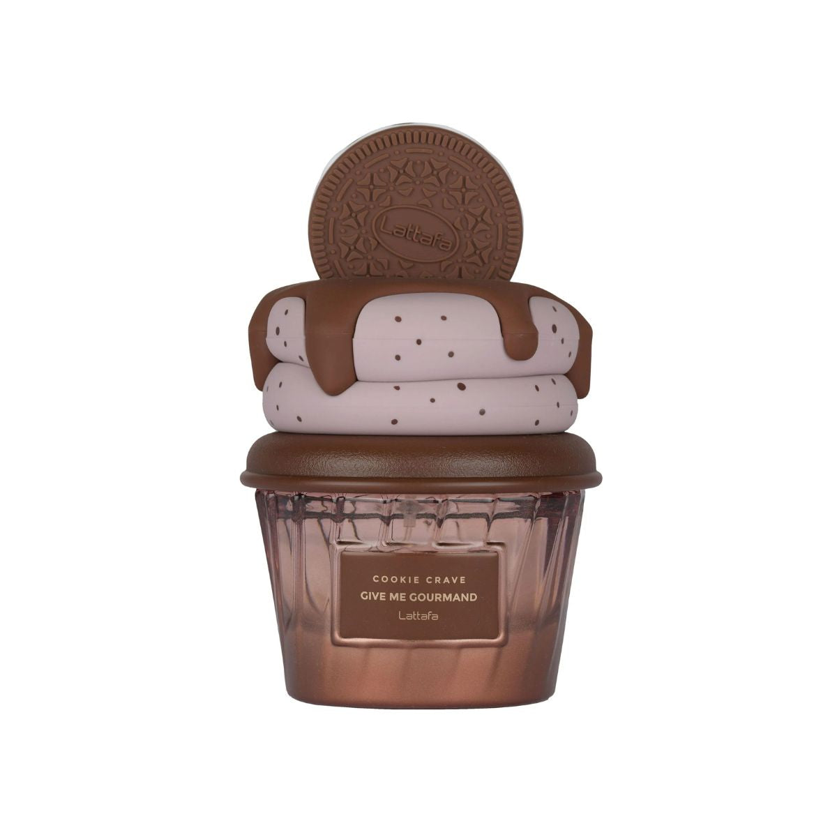 Perfume Lattafa Cookie Crave EDP gourmand galleta manteca cacao vainilla nata sandalo