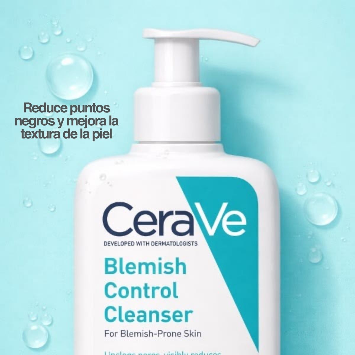 Limpiador facial CeraVe control imperfecciones con ácido salicílico para piel grasa