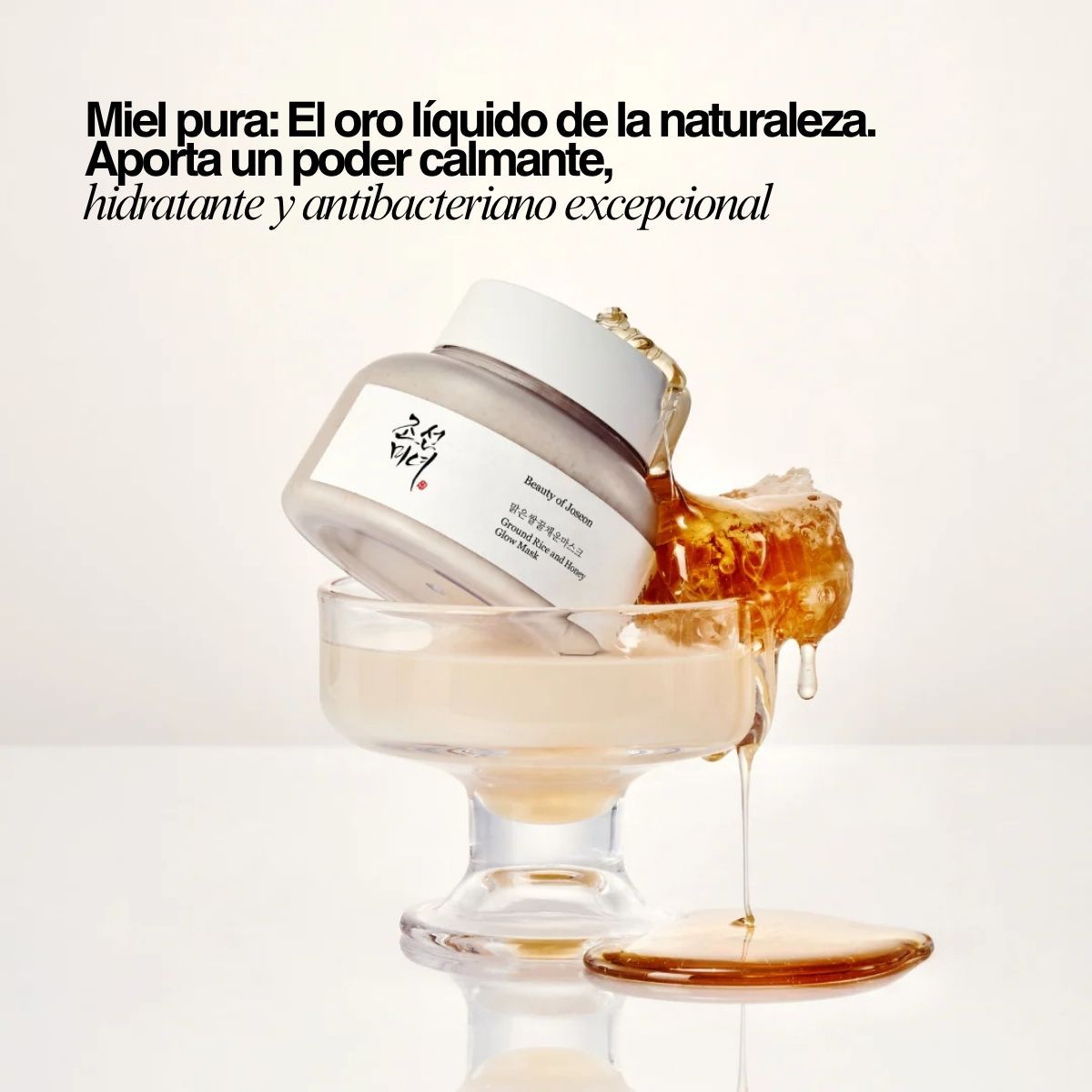 Mascarilla de Arroz Beauty of Joseon con textura cremosa y ingredientes naturales