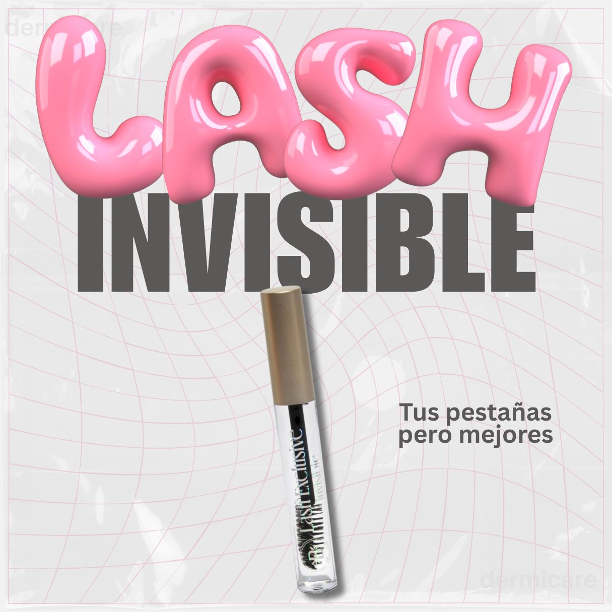 Pestañina transparente Lash Invisible de Bloomshell con colágeno