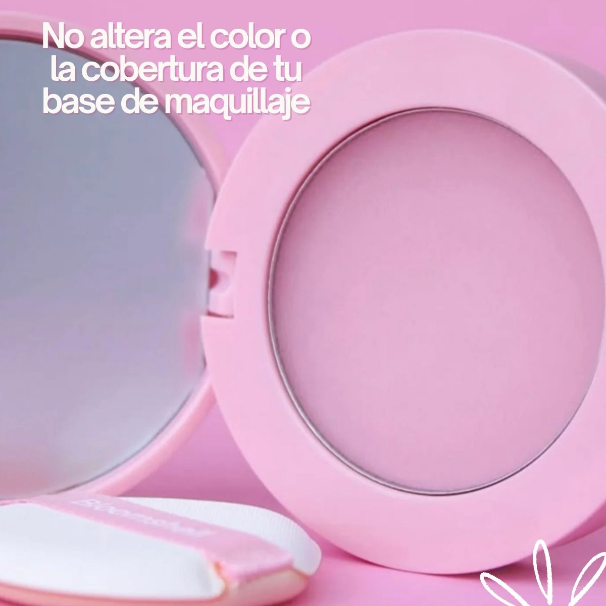 Polvo Matificante Oil Control de Bloomshell - Control de Brillo y Poros