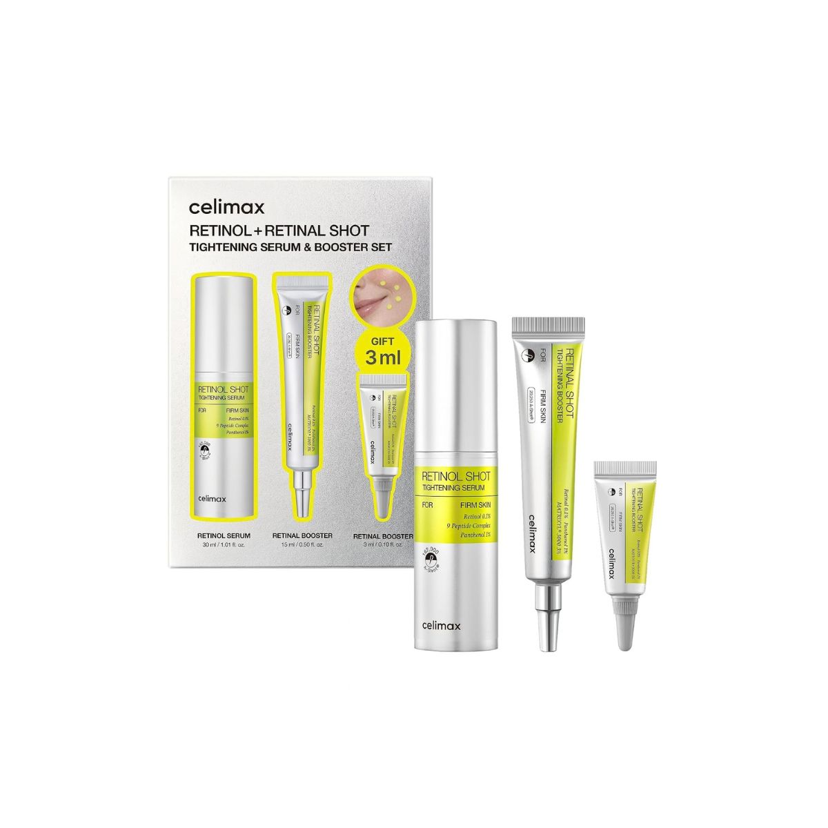 Celimax Vita A Retinal Shot Set — Booster + Sérum Antiedad K-Beauty