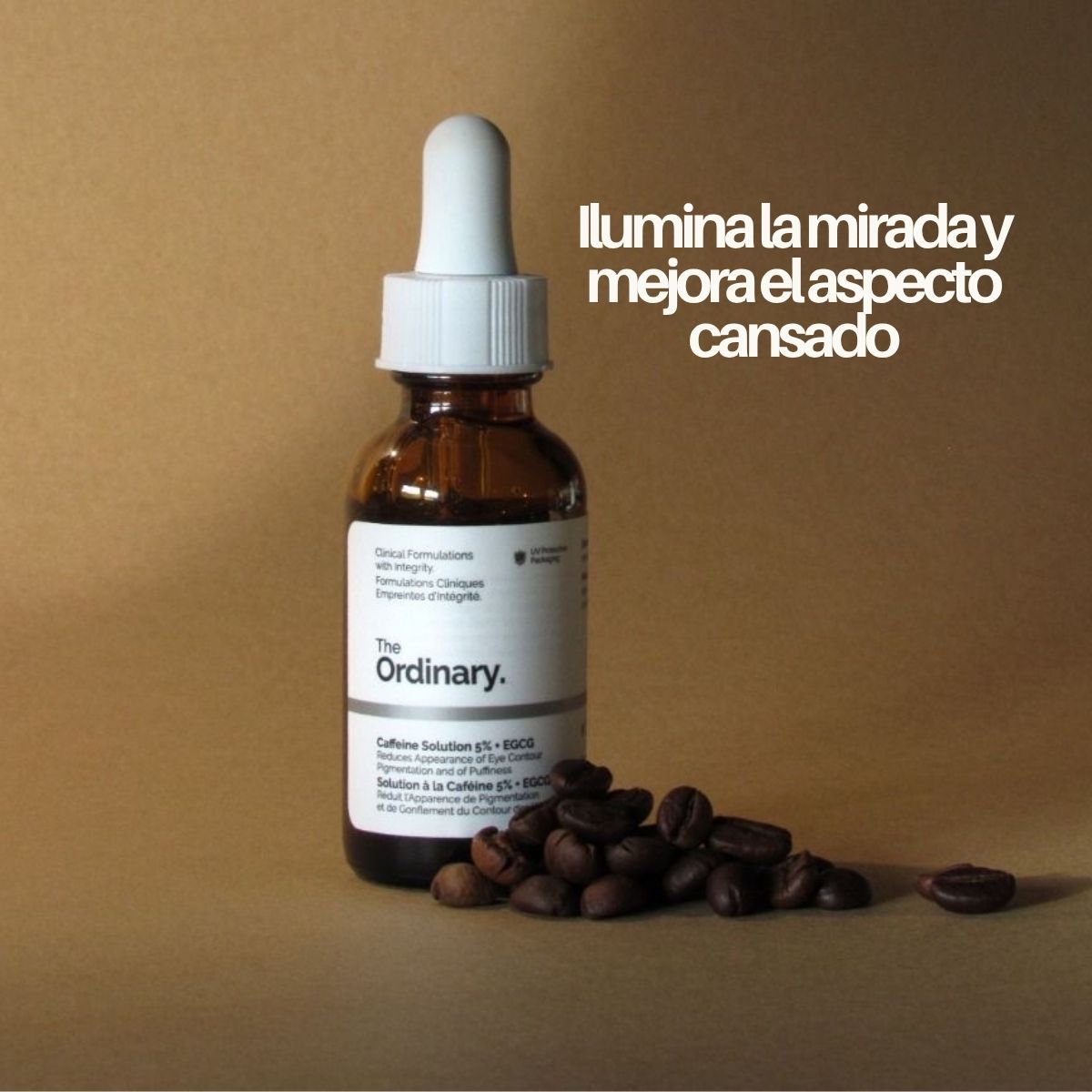 serum de cafeina The Ordinary 5% EGCG para ojeras y bolsas en ojos