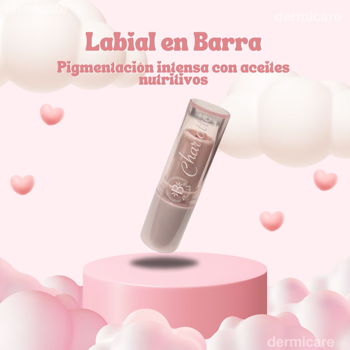 Brillos labiales Bloomshell en 6 tonos - Mini Lip Gloss Set x6