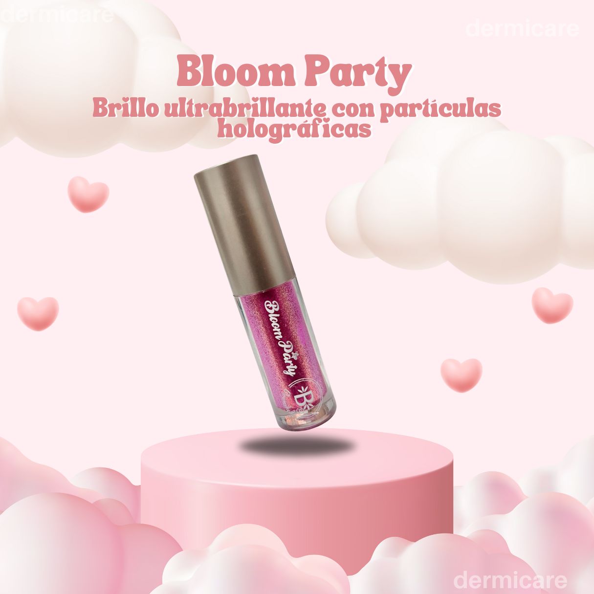 Brillos labiales Bloomshell en 6 tonos - Mini Lip Gloss Set x6