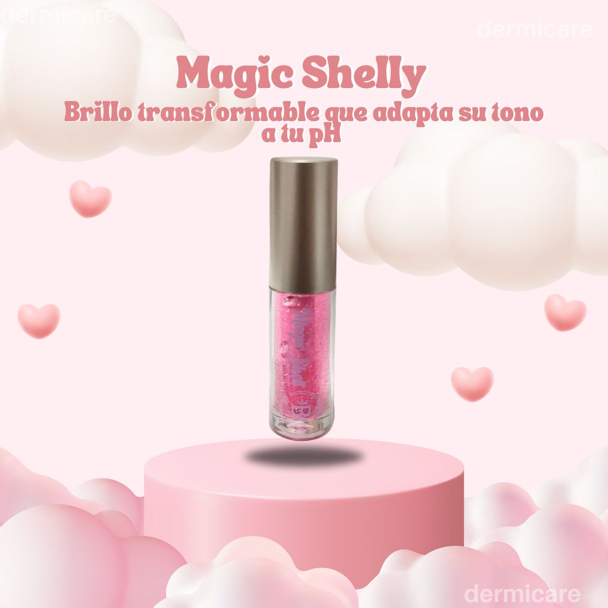 Brillos labiales Bloomshell en 6 tonos - Mini Lip Gloss Set x6