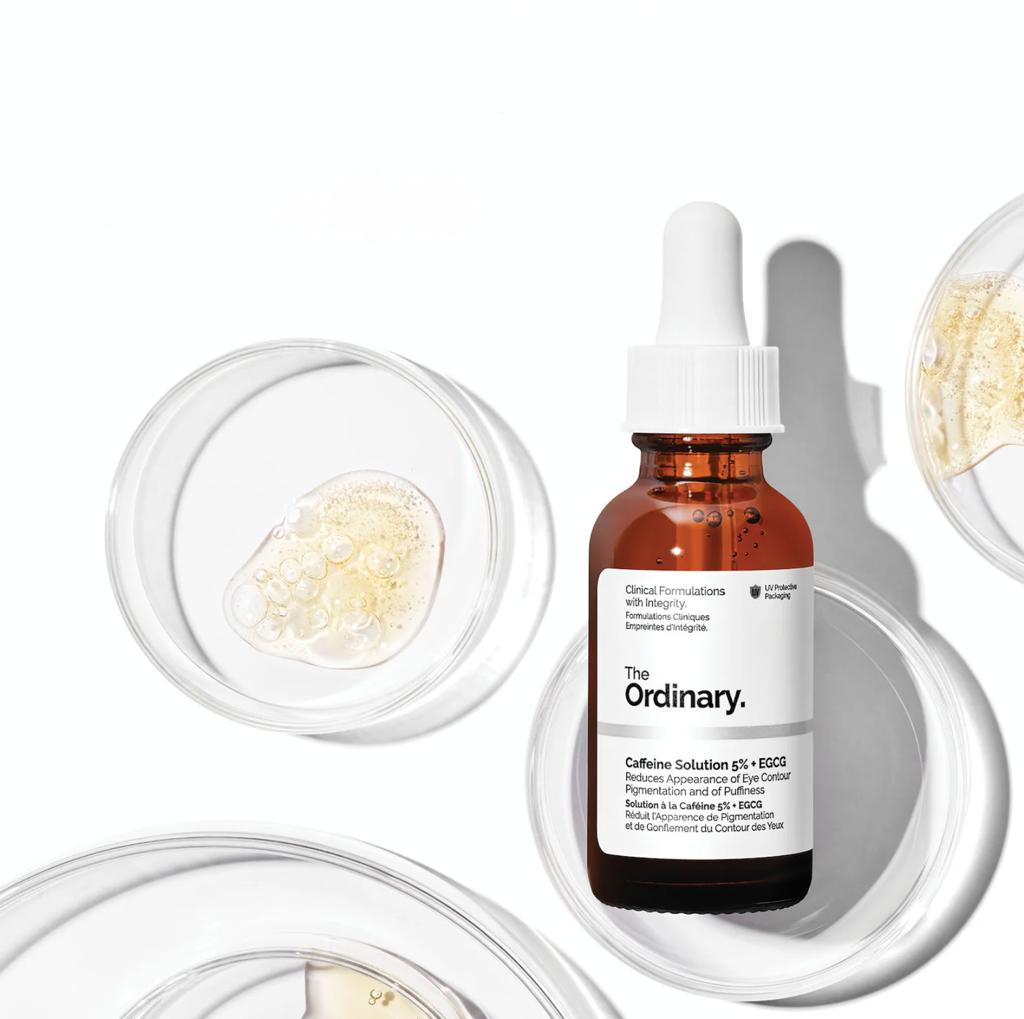 serum de cafeina The Ordinary 5% EGCG para ojeras y bolsas en ojos