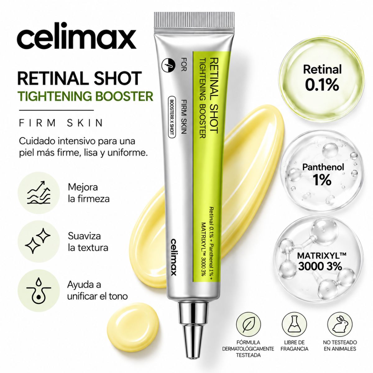 Vita-A Retinal Shot Tightening Booster Celimax 15ml retinal antiedad firmeza poros K-Beauty