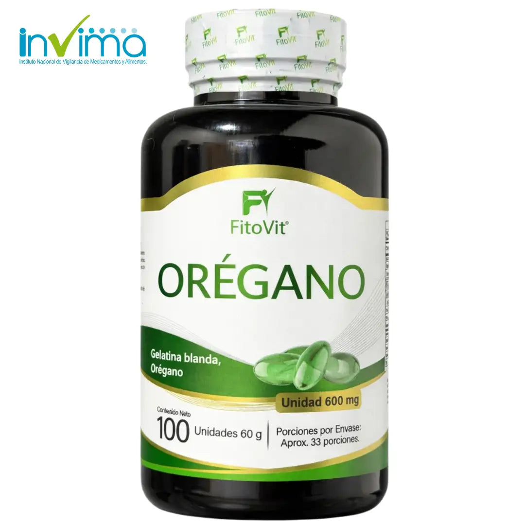Aceite de orégano FitoVit x100 cápsulas blandas