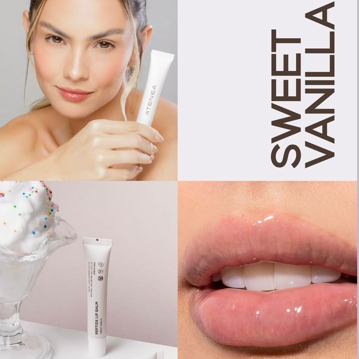 Peptide Lip Balm de Atenea - Bálsamo labial con péptidos y jojoba
