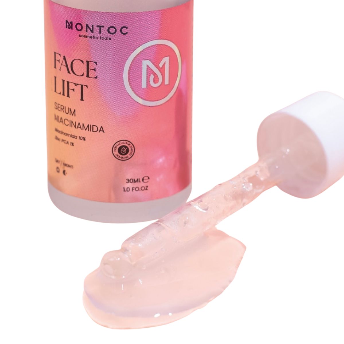 Serum Niacinamida B3 10% Zinc PA Montoc para piel más uniforme y libre de imperfecciones.