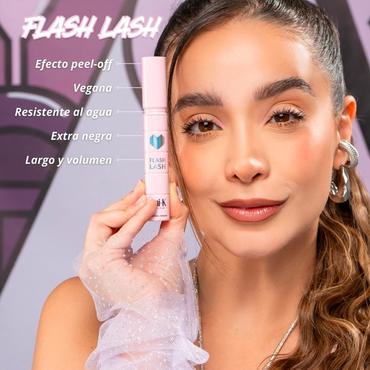 Pestañina a prueba de agua negro intenso - tratamiento para pestañas