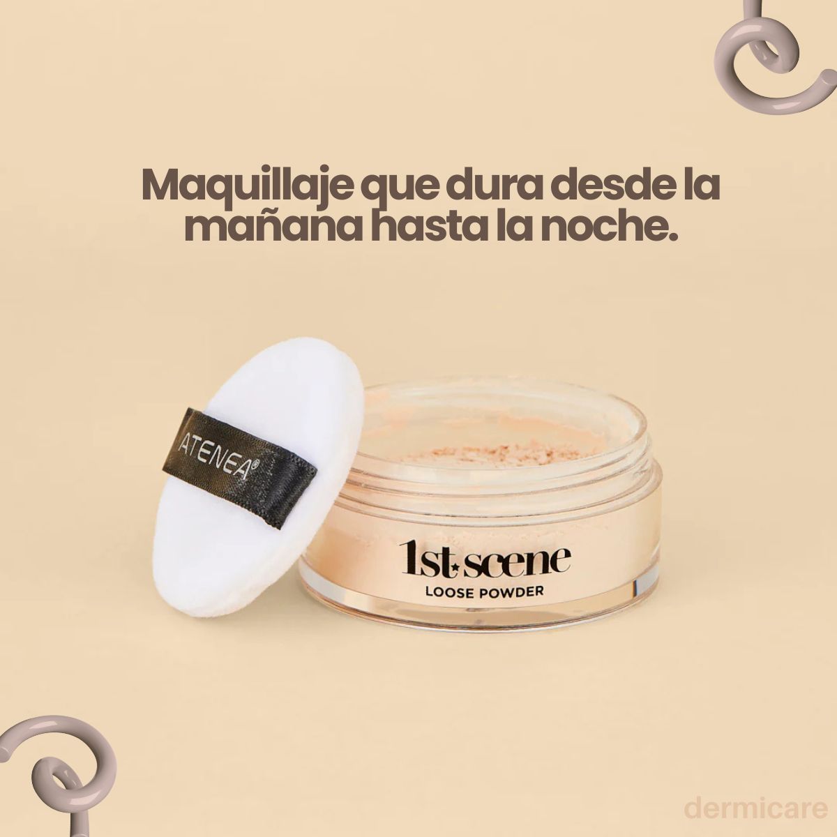 Polvo Suelto Atenea Traslúcido 1ST SCENE - Polvo Suelto Traslucido