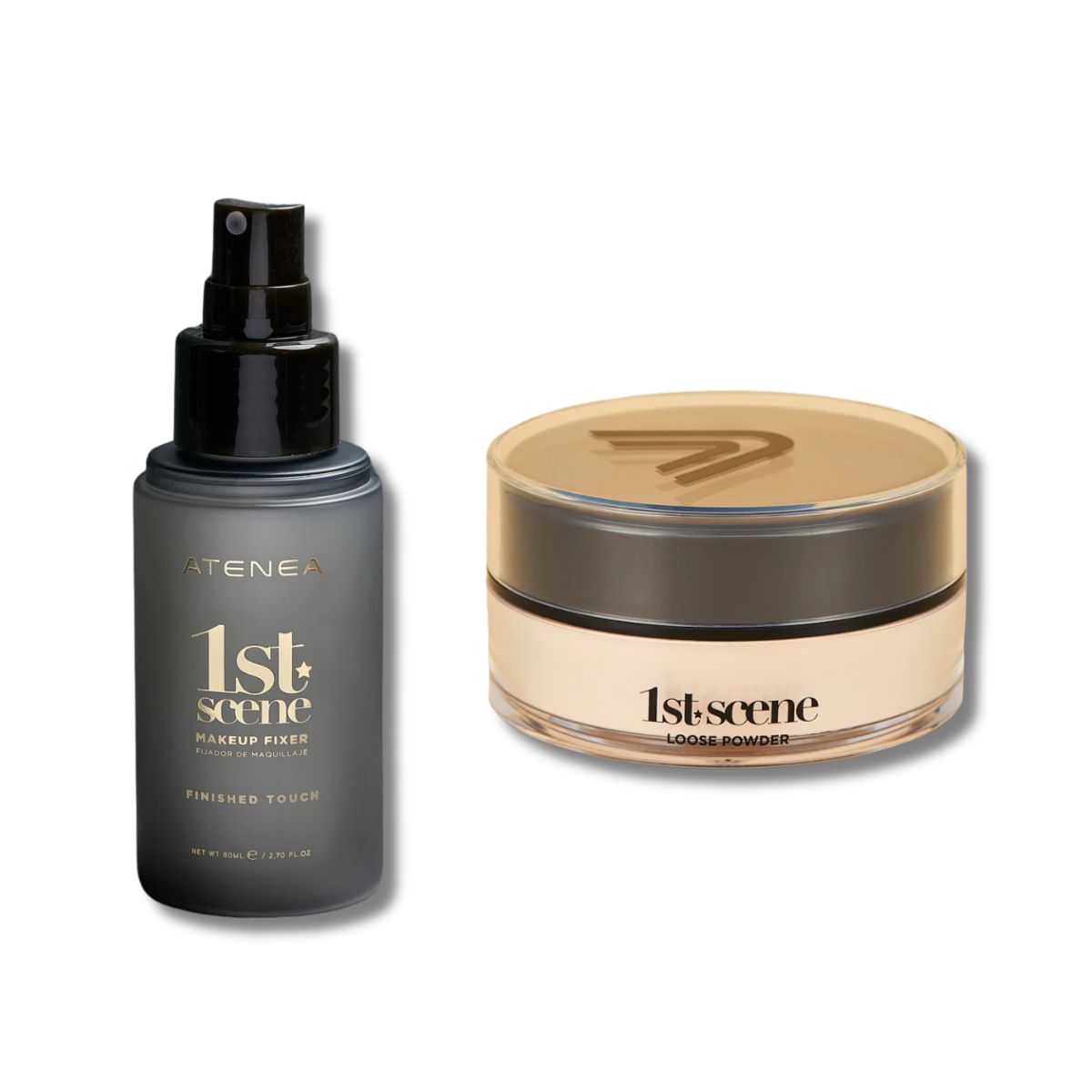 Polvo suelto y fijador 1ST Scene para pieles grasas
