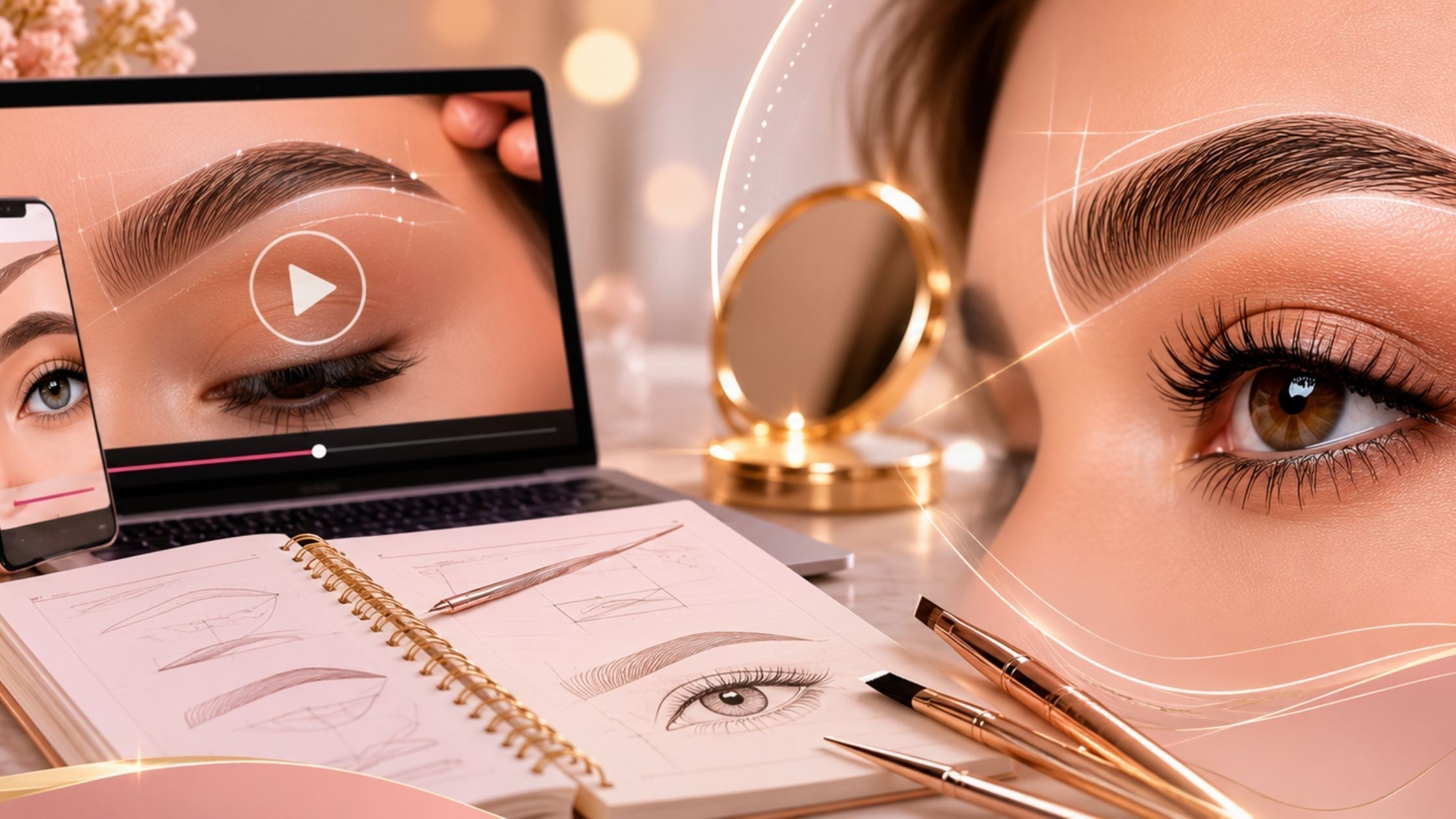 Cejas Microblading Manual Cejas Radiantes Práctico y Fácil