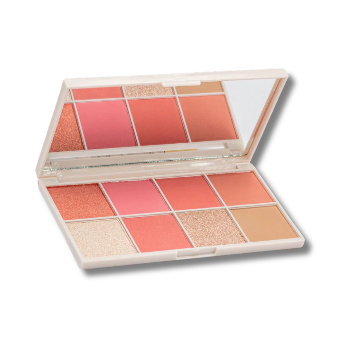 Paleta de rubor Light Set 8T de Montoc: los 8 tonos que transforman tu maquillaje de ojos, mejillas y contorno en un solo compacto
