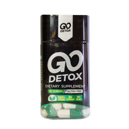 Quemador de grasa Godetox capsulas termogenico herbal detox metabolismo desinflamacion energia natural