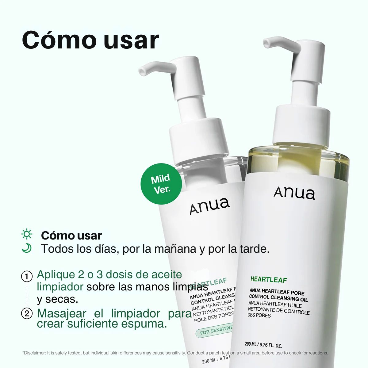 Aceite limpiador Heartleaf para el control de poros