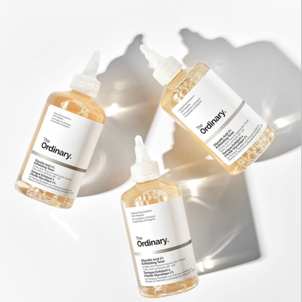 aplicacion tonico acido glicolico 7% the ordinary exfoliacion quimica piel luminosa