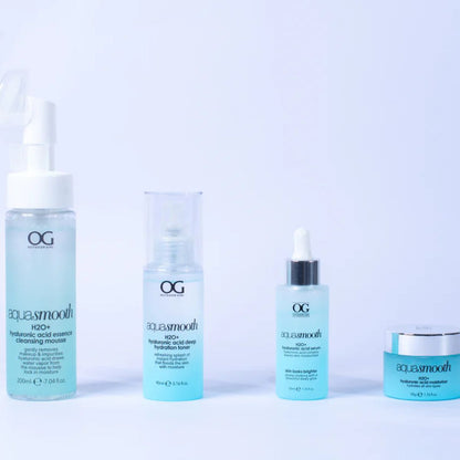 Kit Ácido Hialurónico 4 pasos OG Colombia espuma tónico sérum crema hidratante rutina completa
