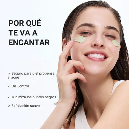 Arencia Fresh Green Rice Mochi Cleanser limpiador facial coreano para piel con acne y piel sensible