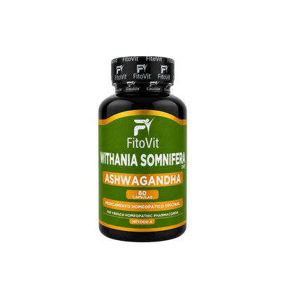 Ashwagandha FitoVit 500 mg • 60 Cápsulas • Adaptogen para el Estrés y el Descanso