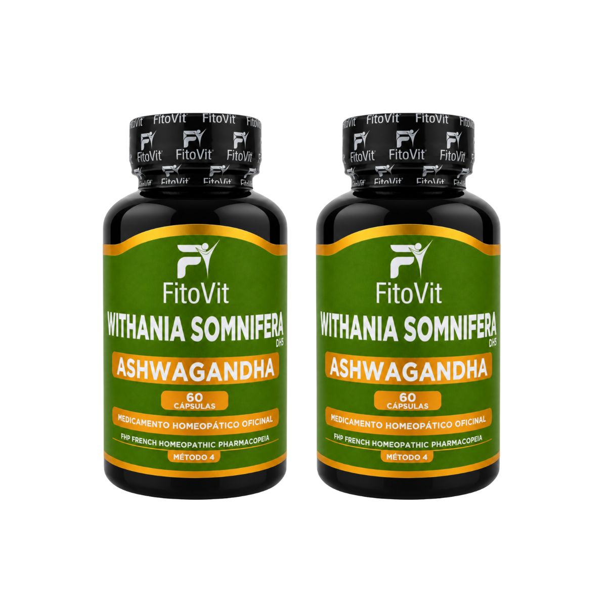 Ashwagandha FitoVit 500 mg • 60 Cápsulas • Adaptogen para el Estrés y el Descanso
