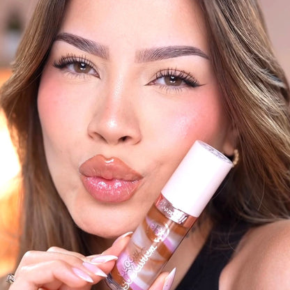 Lip Oil Bloom Sublime XL Bloomshell aceite labial hidratante brillo natural efecto volumen labios
