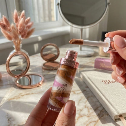 Lip Oil Bloom Sublime XL Bloomshell aceite labial hidratante brillo natural efecto volumen labios