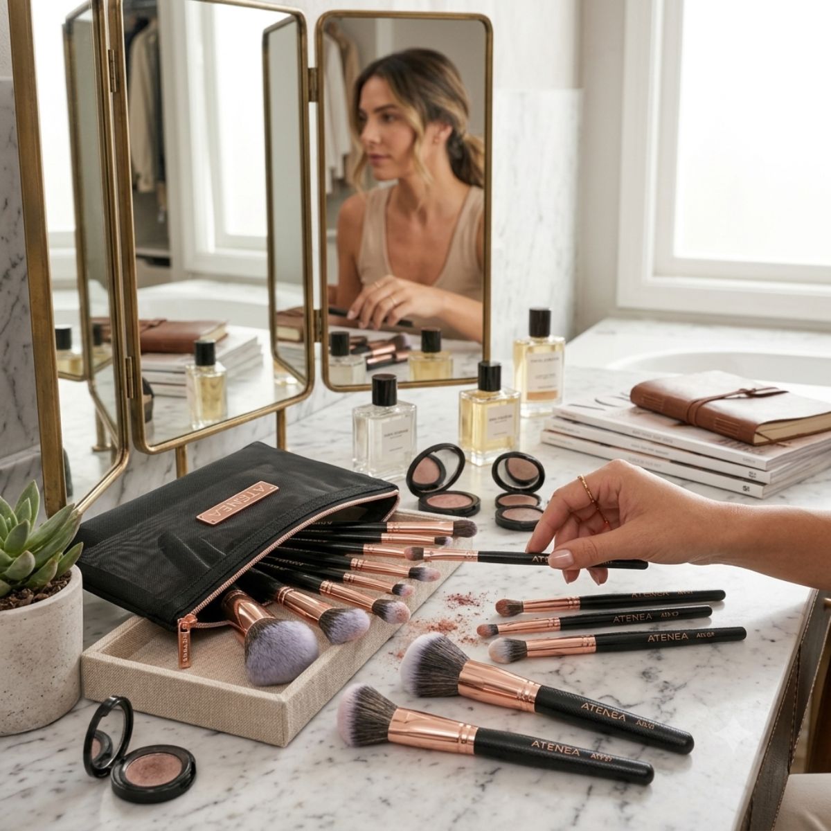 Kit de Brochas Flawless Basic x12: guía completa de las 12 piezas, técnicas de uso y cuidado. El set profesional para un maquillaje sin límites.