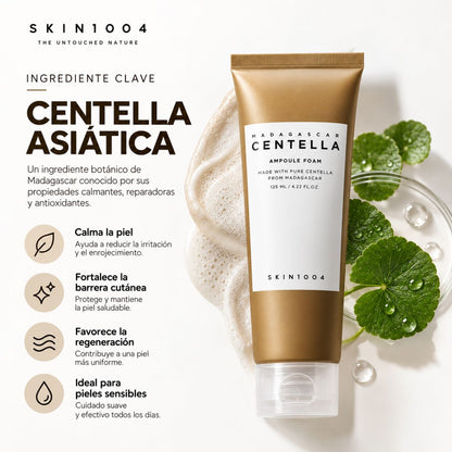 Skin1004 Centella Ampoule Foam Espuma Limpiadora con Centella Asiática