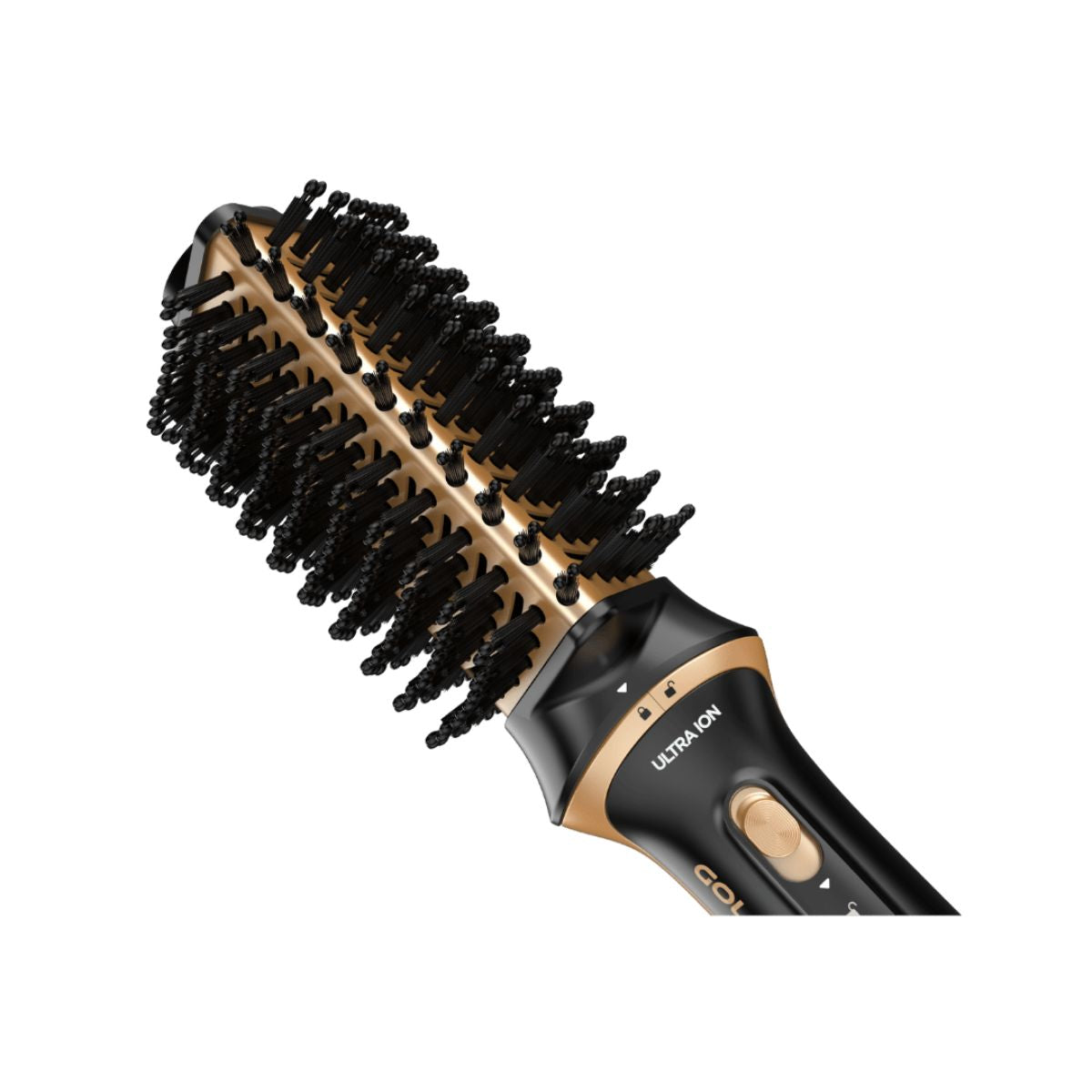 Cepillo secador Gamma Multistyler Gold Ion ionico brillo cabello liso ondas salon