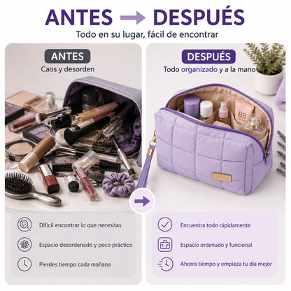 Cosmetiquera Lilo Anik estuche maquillaje viaje organizado