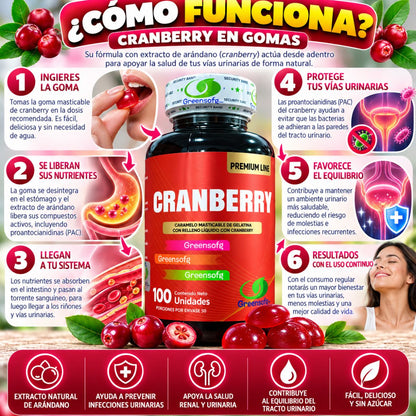 Cranberry Greensofg 1000 mg x100 Cápsulas Blandas · Arándano Rojo